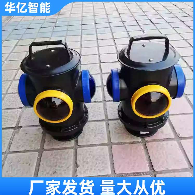 轨道转辙指示灯 铁路道岔转辙器标志灯扳道信号灯 铁路蓝黄信号灯