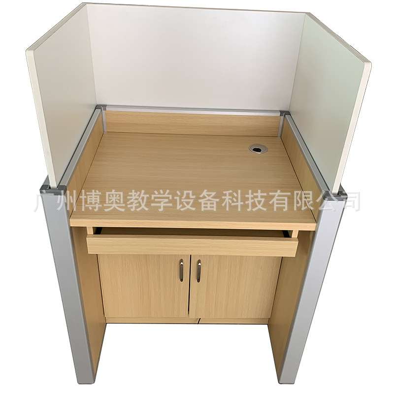 呼和浩特考学一体电动升降卡位标准化机考考点智能升降屏风学生桌