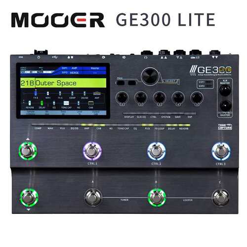 MOOER魔耳GE300LITE电吉他专业级综合效果器GE250带音箱模拟采样