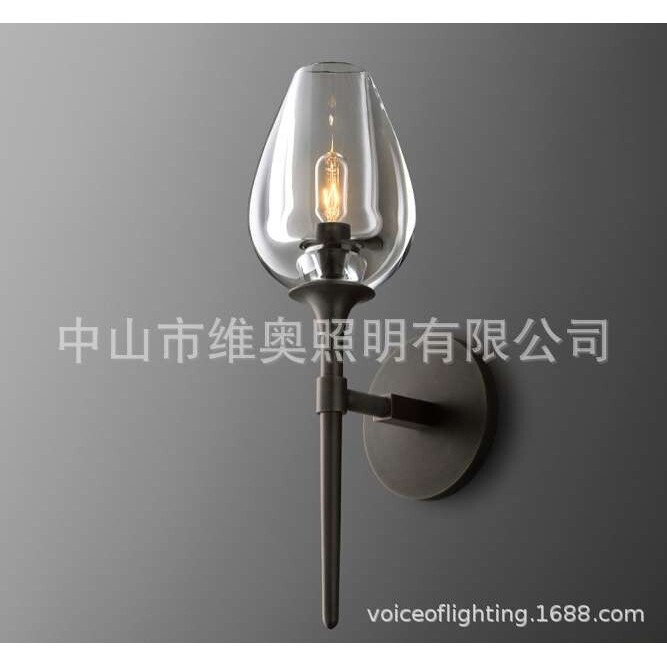 全铜玻璃壁灯欧美认证欢迎颜色尺寸可来图来样欢迎到厂考察洽谈