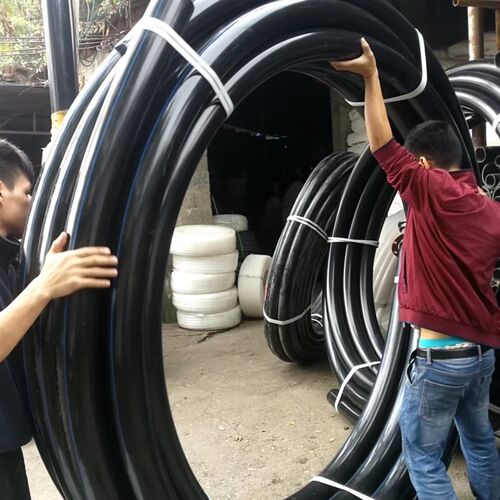 全新料pe管100级国标pe自来水管pe给水管饮用水管20一110热熔盘管