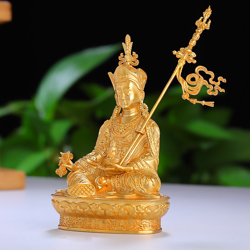 多款菩萨佛像纯铜黄财申观音度母长寿莲花生地藏阿弥摆件居家供奉