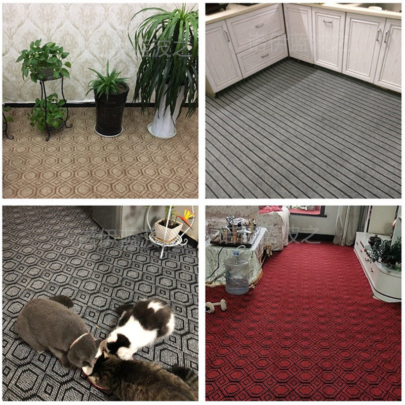 耐脏办公室满铺整卷灰色家用卧室房间隔音地毯商用全铺大面积楼梯