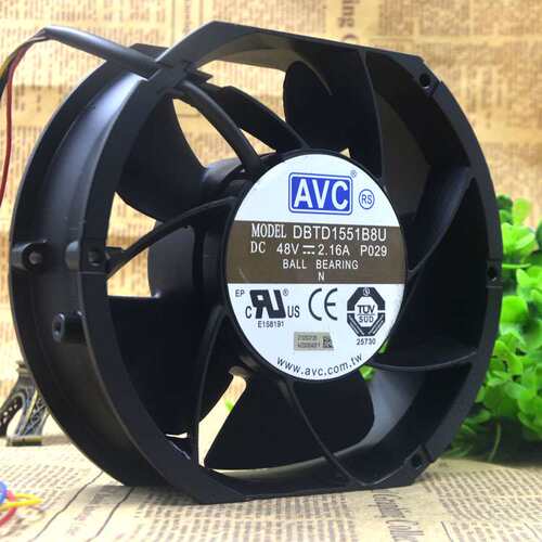 原装 奇宏 AVC DBTD1551B8U 48V 2.16A 大风量 四线pwm调速风扇