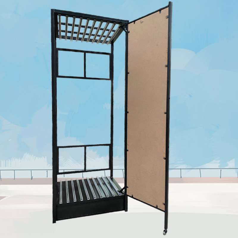 艺术漆翻页架 涂料收纳展示架 翻页旋转建材展柜 马赛克壁纸展架