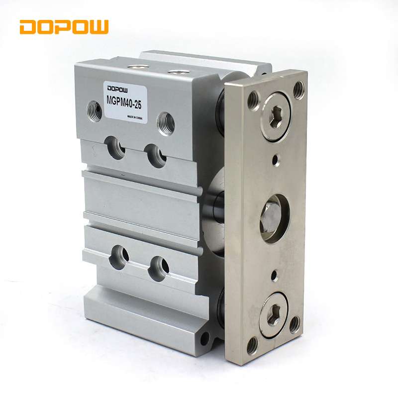 DOPOW MGPM带导杠气DOPOW三轴气缸40*175缸径内置磁环型供应薄型