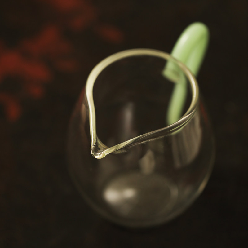 玉玲珑小公道杯女生茶具精致喝茶匀杯分茶器日式茶海家用玻璃公杯