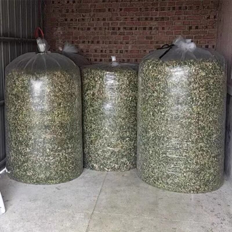 双层圆筒玉米青储加厚薄膜密封防冻发酵防尘防潮装东西塑料布套装
