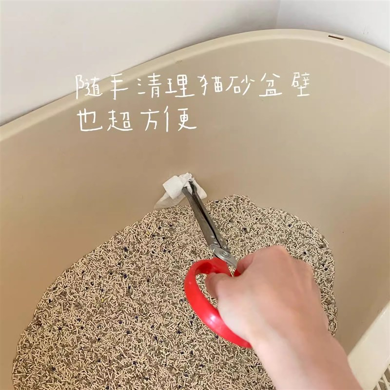 【不脏手换尿垫神器!】卫生钳子不锈钢猫砂盆狗尿垫厕所垃圾夹