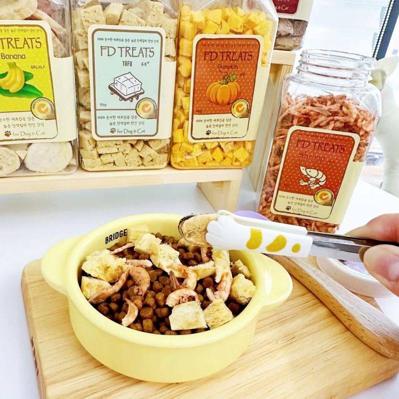 韩国FD冻干猫咪狗狗通用水果蔬菜鸡胸肉鸭肉拌餐奖励宠物零食互动