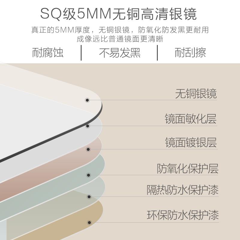 纤细全身镜家用超窄穿衣镜壁挂贴墙玄关免打孔装饰镜防爆试衣镜子