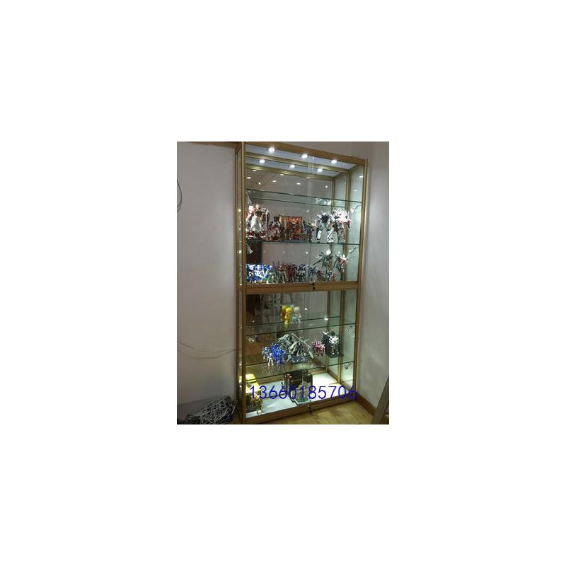 精品玩具公仔动漫模型展示柜/精品饰品展柜/展销会货架/玻璃货架