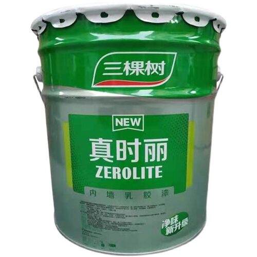 三棵树真时丽内墙乳胶漆自刷墙漆室内墙面漆白色家用环保油漆涂料