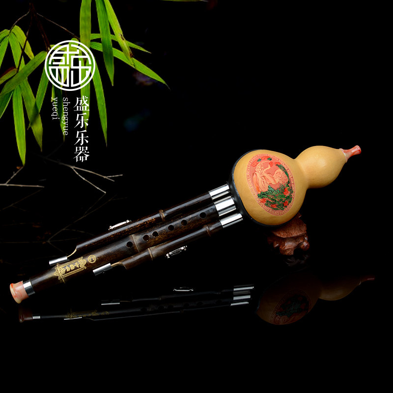 葫芦丝乐器初学者降B调C调天然紫竹自学专业成人入门零基础小学生