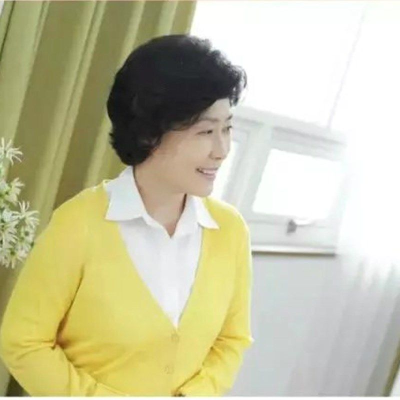 真发假发女式短发中老年假发妈妈短卷发中年女士老人假发套真人发