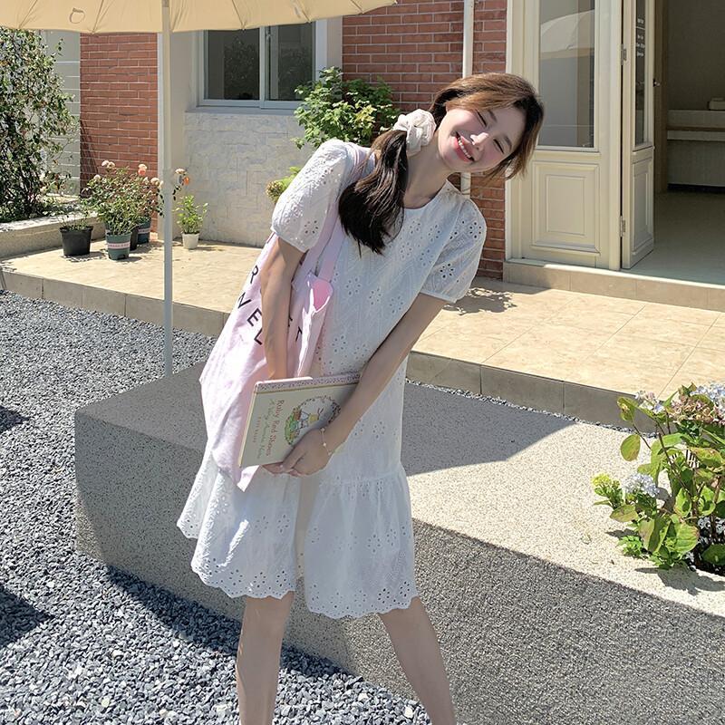 实拍今年流行小个子白色