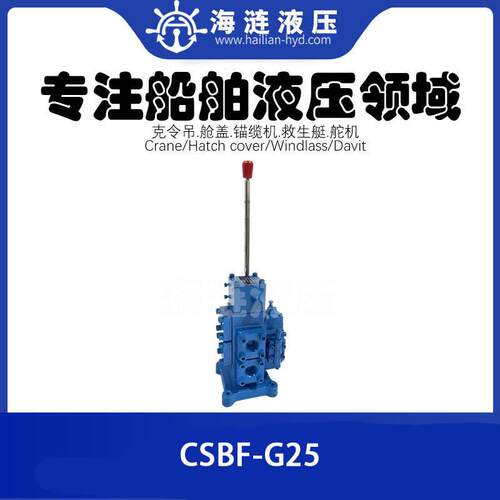 船用锚绞机液压阀 绞缆机手动比例换向阀CSBF-G25