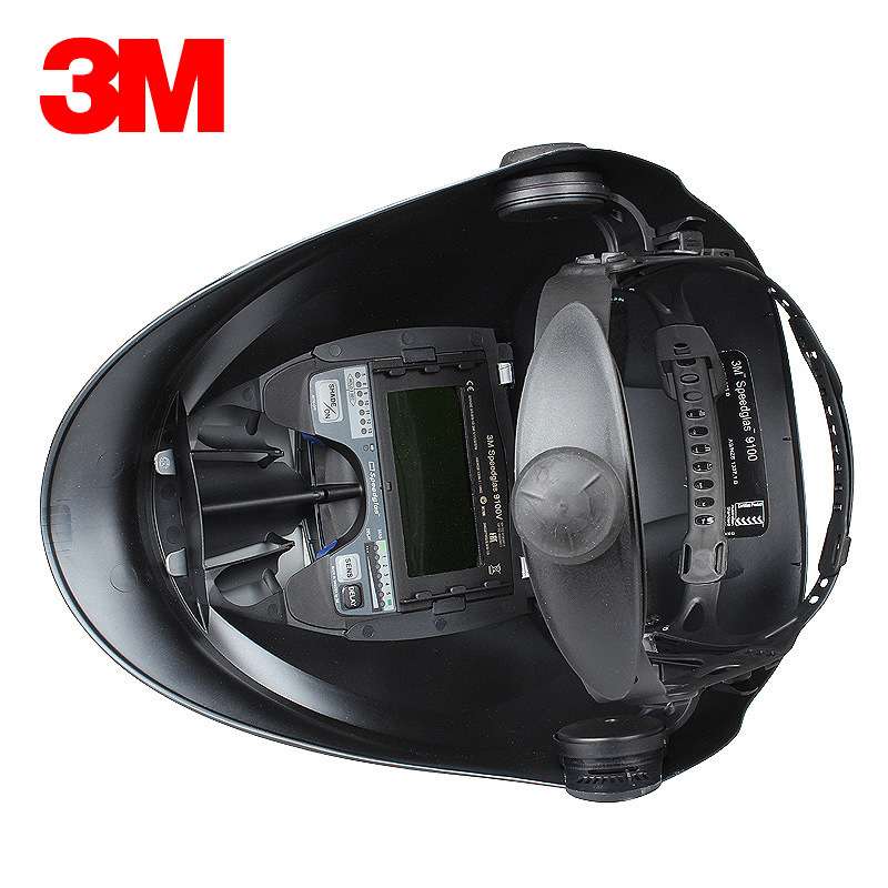 3M 9100V 自动变光焊接面罩 电焊面罩防电弧光紫外线红外线热切割
