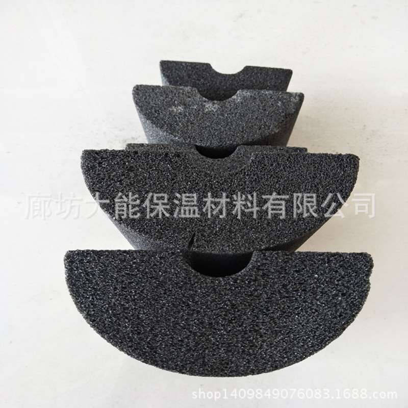 泡沫玻璃保温管壳管道罐体保温隔热棉玻璃管发泡壳深冷专用耐高温