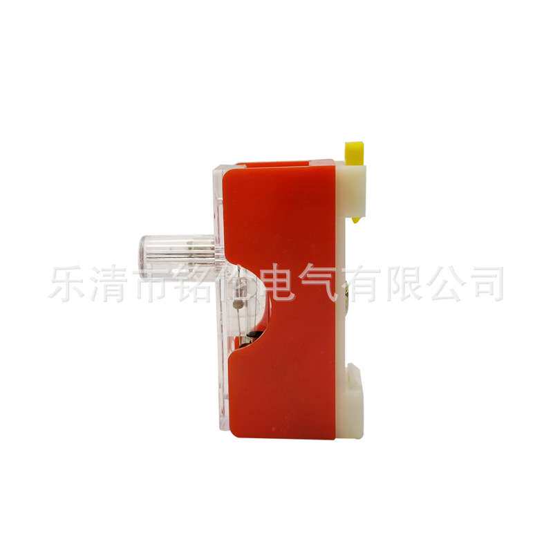 正熔FS-10 6*30mm玻璃管保险丝管底座FS-101导轨保险丝座10A带灯