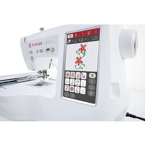 新品 SINGER 胜家SE9155绣花缝纫一体家用全自动可刺绣大屏绣花机
