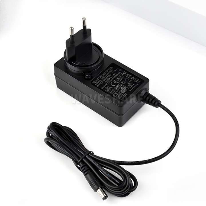 微雪美/欧/英规电源24V 2A 外径5.5内径2.1 DC插孔 线长约 1.2m