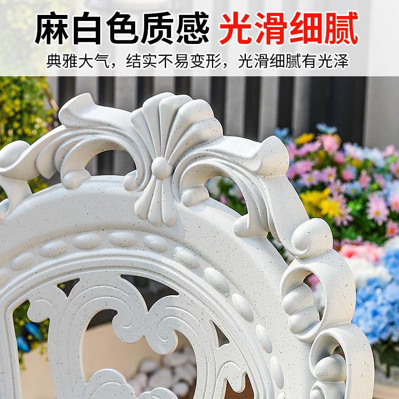户外铸铝桌椅创意组合套装别墅室外庭院花园休闲工程景区耐用桌椅