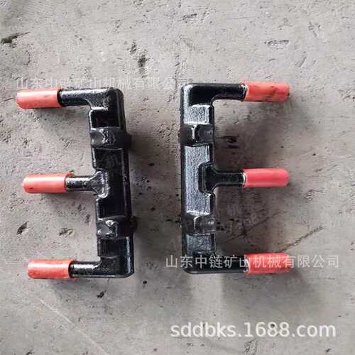 锻打54SA14-3矿用E型螺栓 锻打牛角刮板 40Cr材质