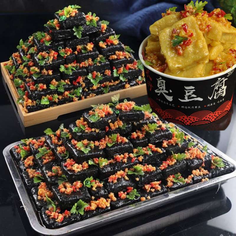 仿真食物臭豆腐模型品模具菜品模型假模具臭豆腐模型摆摊一件