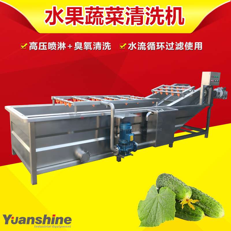 江苏盱眙小龙虾清洗机 山珍菠萝蜜清洗机 青笋鹿蕨菜气泡清洗机