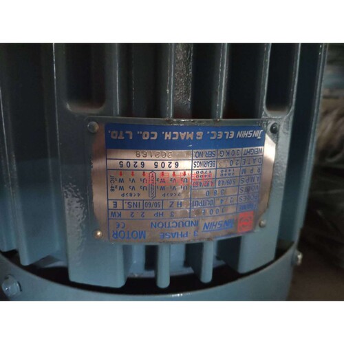 JINSHIN镗床铣床专用电机112M 5HP 1HP立式三相变极马达3-PHASE