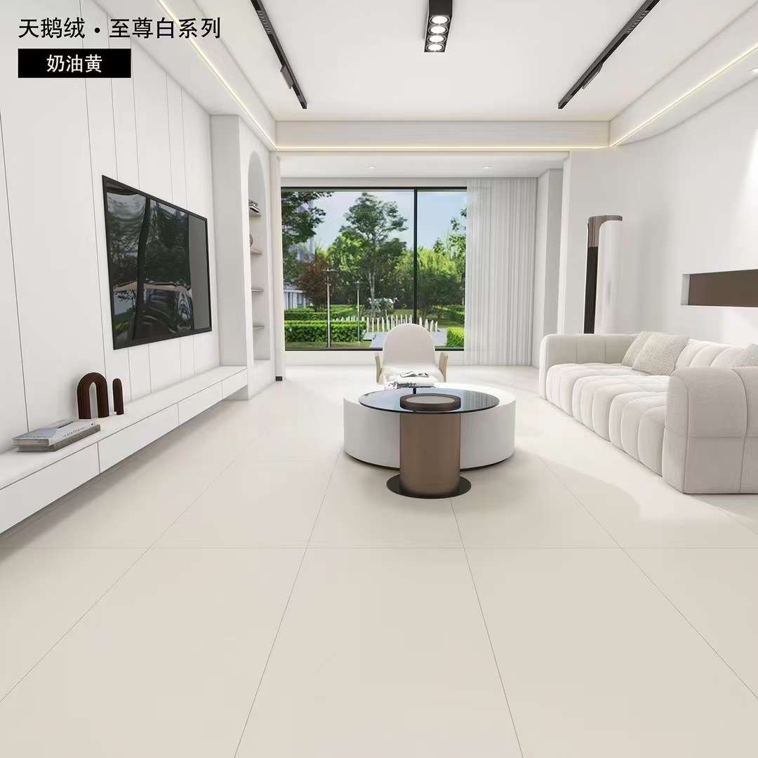 超晶釉天鹅绒柔光砖超白胚瓷砖750x1500卫生间客厅地板砖600*1200