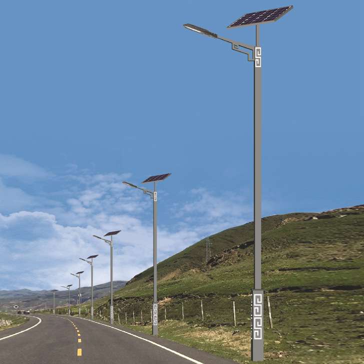厂家 太阳能LED智慧路灯公园小区广场专用市电路灯太阳能板