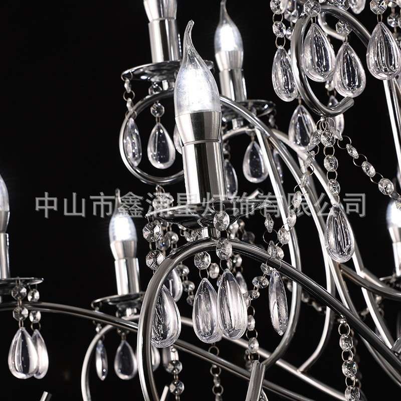 新款吊灯婚礼装饰吊顶灯具创意婚庆婚房布置道具LED节能婚礼布置