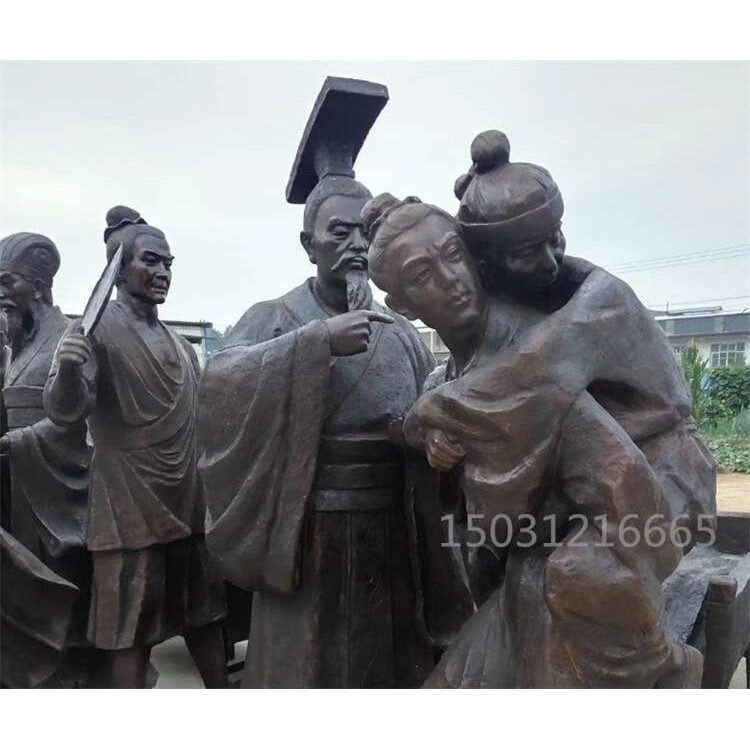 厂家商场公园小区铸铜雕塑新制作站立人物民俗淳朴 铸铜雕塑手工