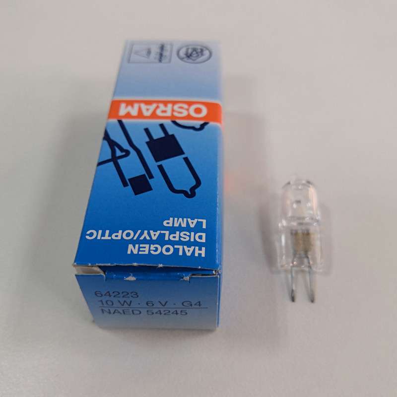OSRAM欧司朗64223 6V10W卤钨灯光学仪器石英卤素灯泡生化仪灯泡