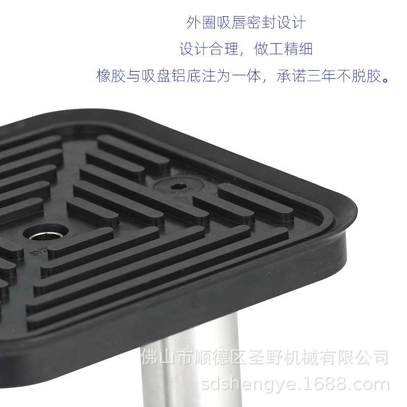 石材岩板加工中心方形双面吸盘152*152mm玻璃CNC磨边大吸力盘座