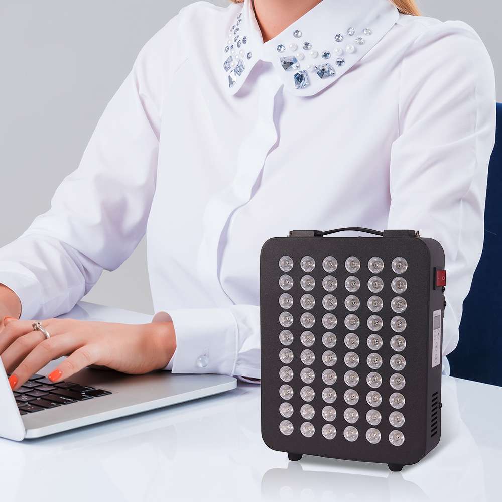 亚马逊家用LED红光红外光灯便携式Red Infrared Light Therapy