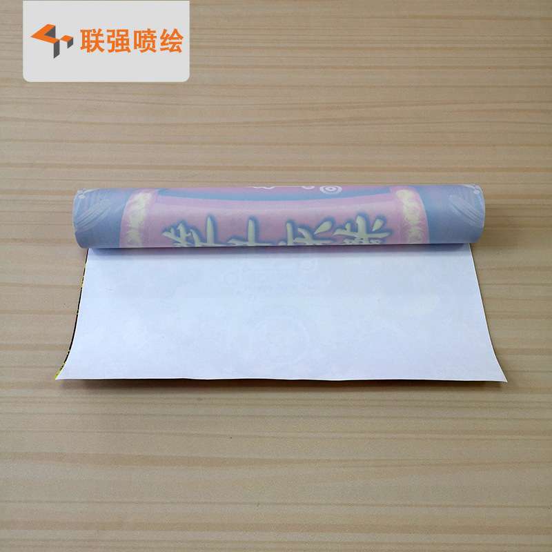 厂家供应进口UV打印静电膜彩白彩 橱窗玻璃贴 双面静电膜