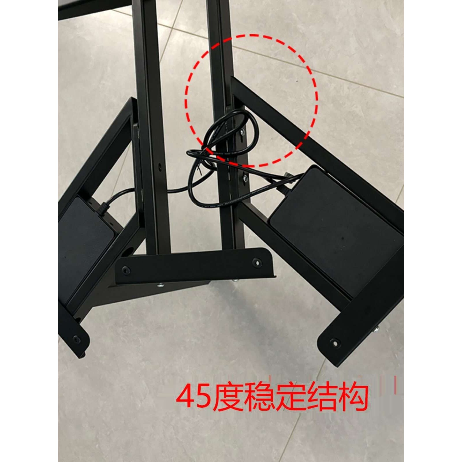出口品质四电机四腿电动升降桌架实木大板办公电脑茶几桌腿