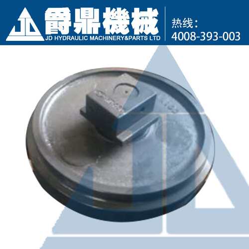 挖机底盘件SH120A3引导轮导向轮涨紧轮履带推土机卡特336D2