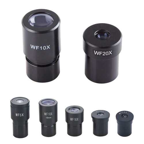 显微镜广角目镜WF5X/wf10X/WF16X/WF20X/wf25X接口23.2mm大视野