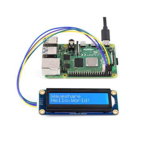 LCD1602 I2C通信 蓝底白字 带背光 LCD显示屏 液晶屏 屏幕