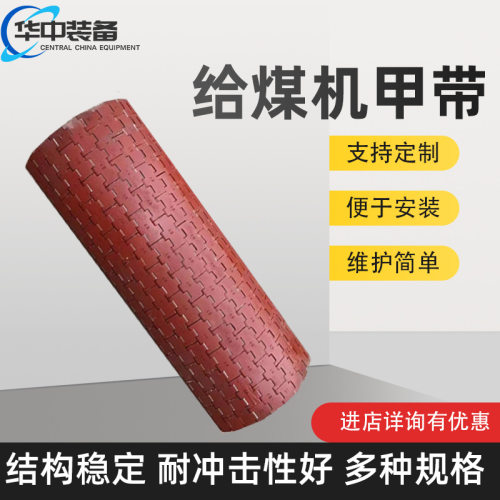供应GLD800/5.5/S给煤机甲带甲片矿用高猛环形甲带给煤机配件
