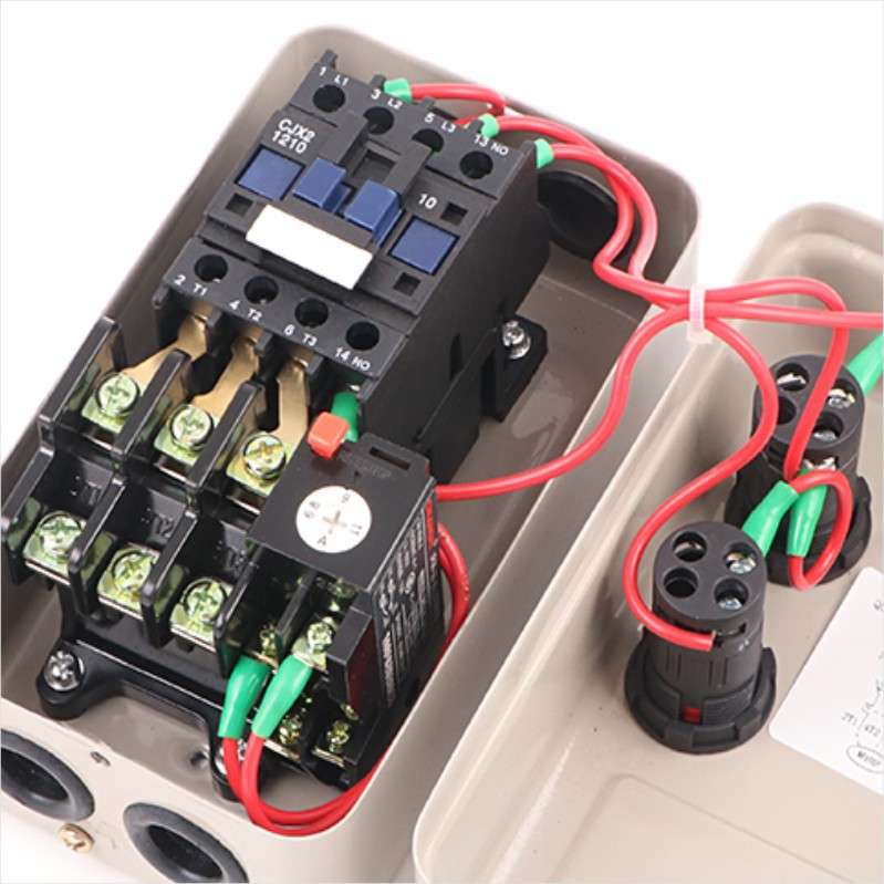 QCX5-65磁力启动器 风机开关机床粉碎机起动电机过载保护器380v
