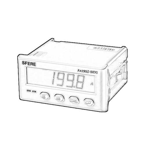 江苏斯菲尔电气SFERE PA195I-5KY1智能LCD带通讯直流单相电流表