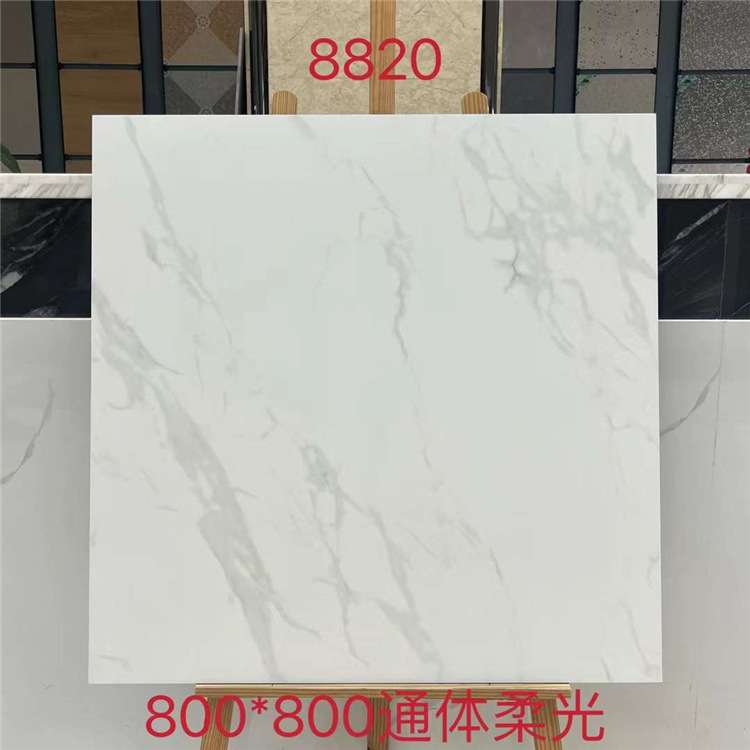 灰色通体柔光仿古瓷砖客厅卧室商铺阳台防滑地砖800*800 厨卫墙砖