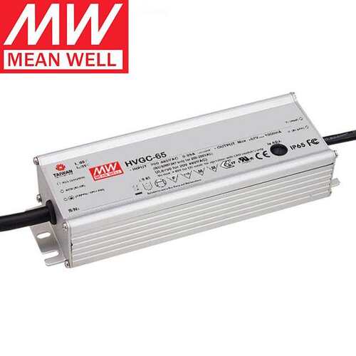 明纬65W开关电源HVGC-65-350B/500B/700B/1050B 调光LED驱动器