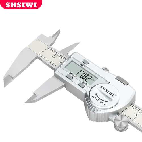 思为IP54电子防水数显游标卡尺0-200mm 0.01 电子数显游标卡尺