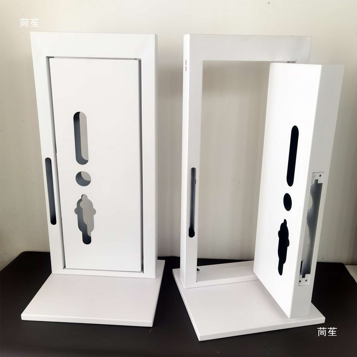 门锁锁架指直播间展示架防盗门旋转金属铁质密码锁展示柜